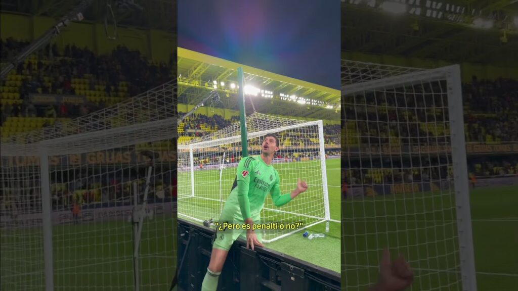 Courtois le regala los guantes a un aficionado 🧤🇧🇪 Courtois le regala los guantes a un aficionado 🧤🇧🇪