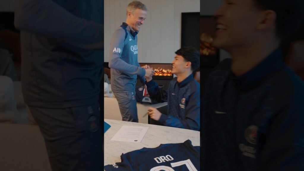 Luis Enrique 🤝 Dro Fernández