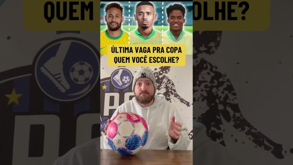 NEYMAR, ENDRICK ou GABRIEL JESUS - QUAL VOCÊ ESCOLHERIA? #endrick #neymar #gabrieljesus