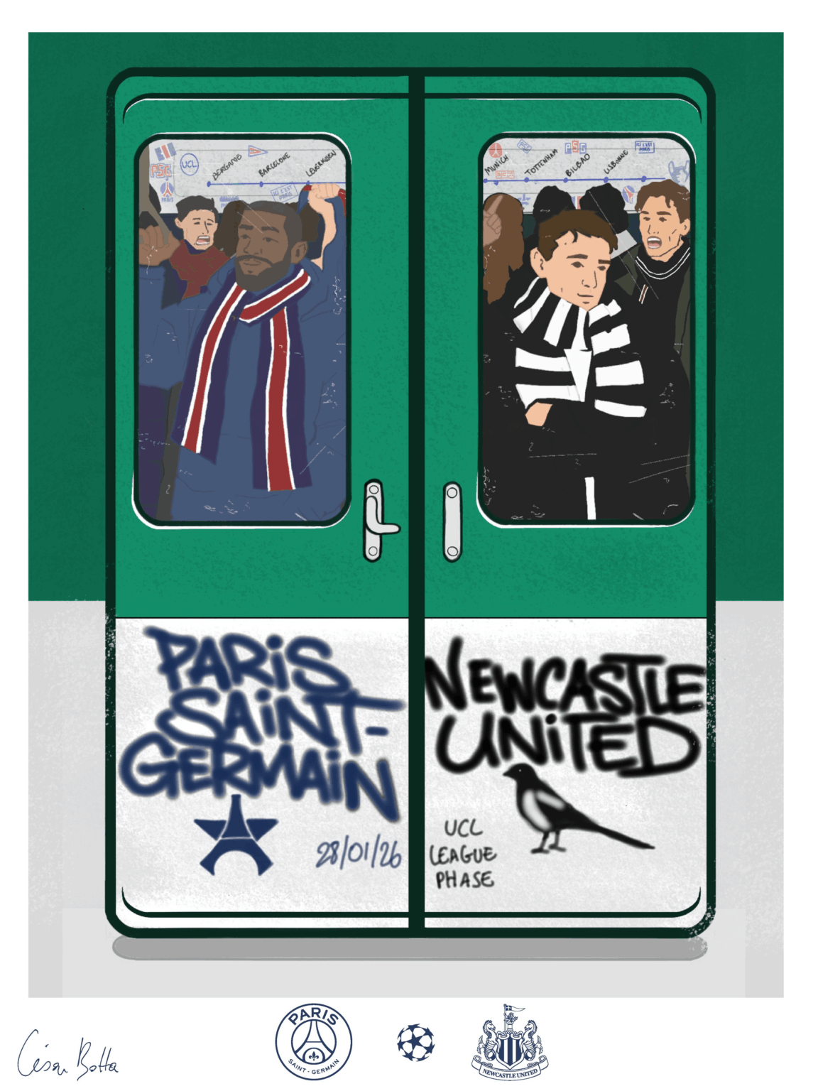 Même étant olympien, faut le dire l'affiche elle tue