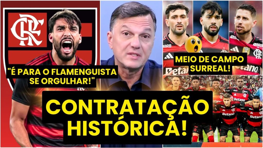 HISTÓRICO! "Essa CONTRATAÇÃO do PAQUETÁ SÓ CONFIRMA que o FLAMENGO..." MAURO CEZAR FALA TUDO!