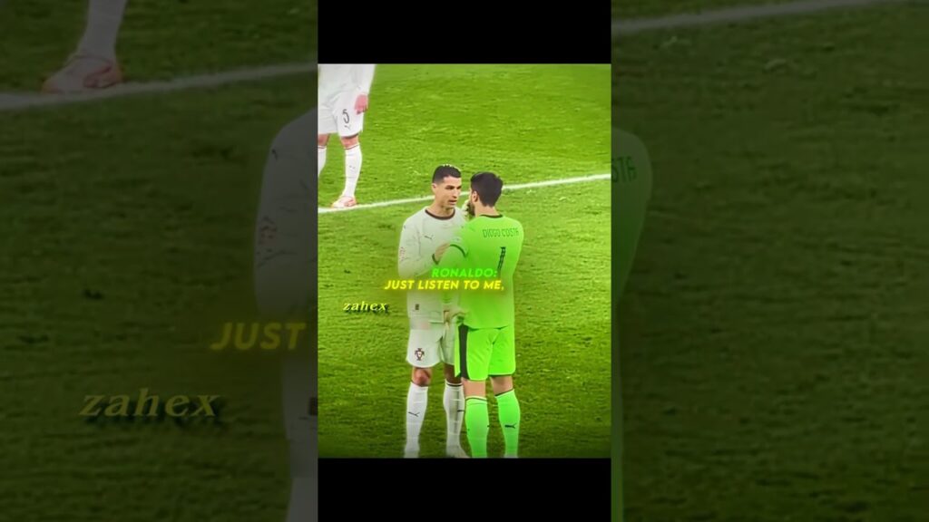 Ronaldo's Advice to Diogo Costa 🤯