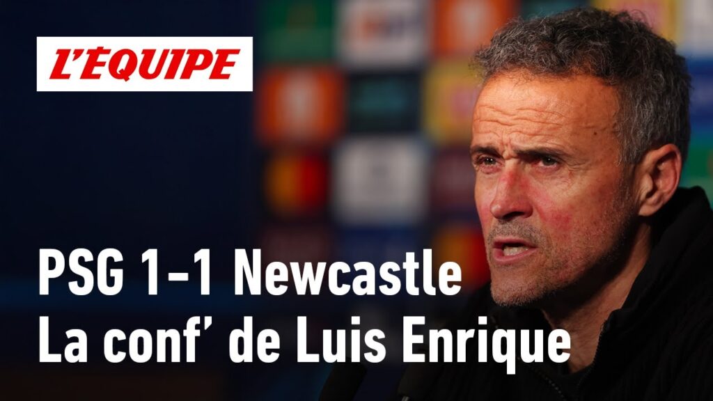 "On méritait de gagner..." : Luis Enrique après le match nul du PSG contre Newcastle