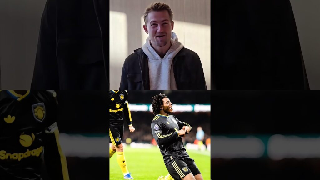 Matthijs de Ligt On Patrick Dorgu's goal against Arsenal