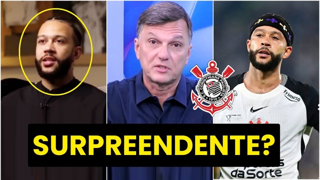 "Cara, ME SURPREENDE que o MEMPHIS DEPAY ADMITA que..." OLHA o que MAURO CEZAR FALOU! | CORINTHIANS