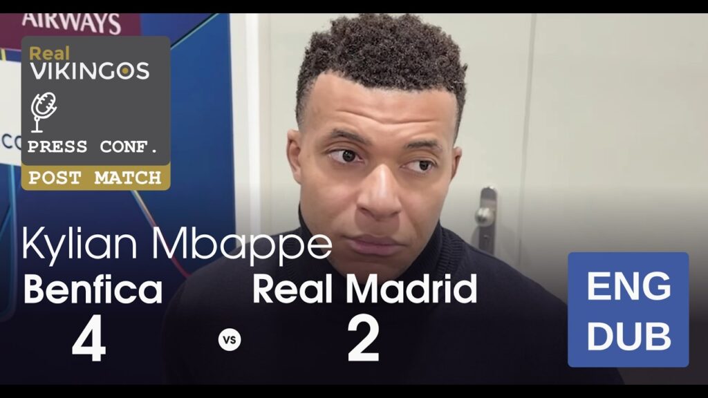 Kylian Mbappe – Benfica 4 – 2 Real Madrid – English Dub UCL Post-Match Press Conference 2026 Kylian Mbappe - Benfica 4 - 2 Real Madrid - English Dub UCL Post-Match Press Conference 2026