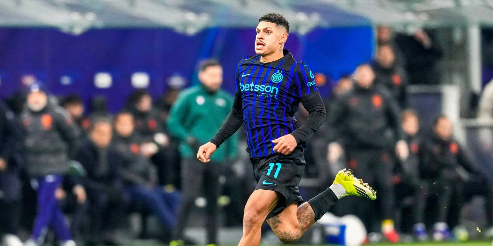 Inter Milan winger Luis Henrique