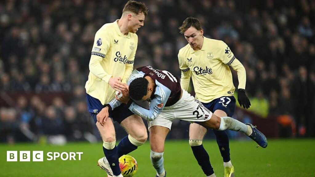 Everton's James Garner should have been sent off v Villa - panel
