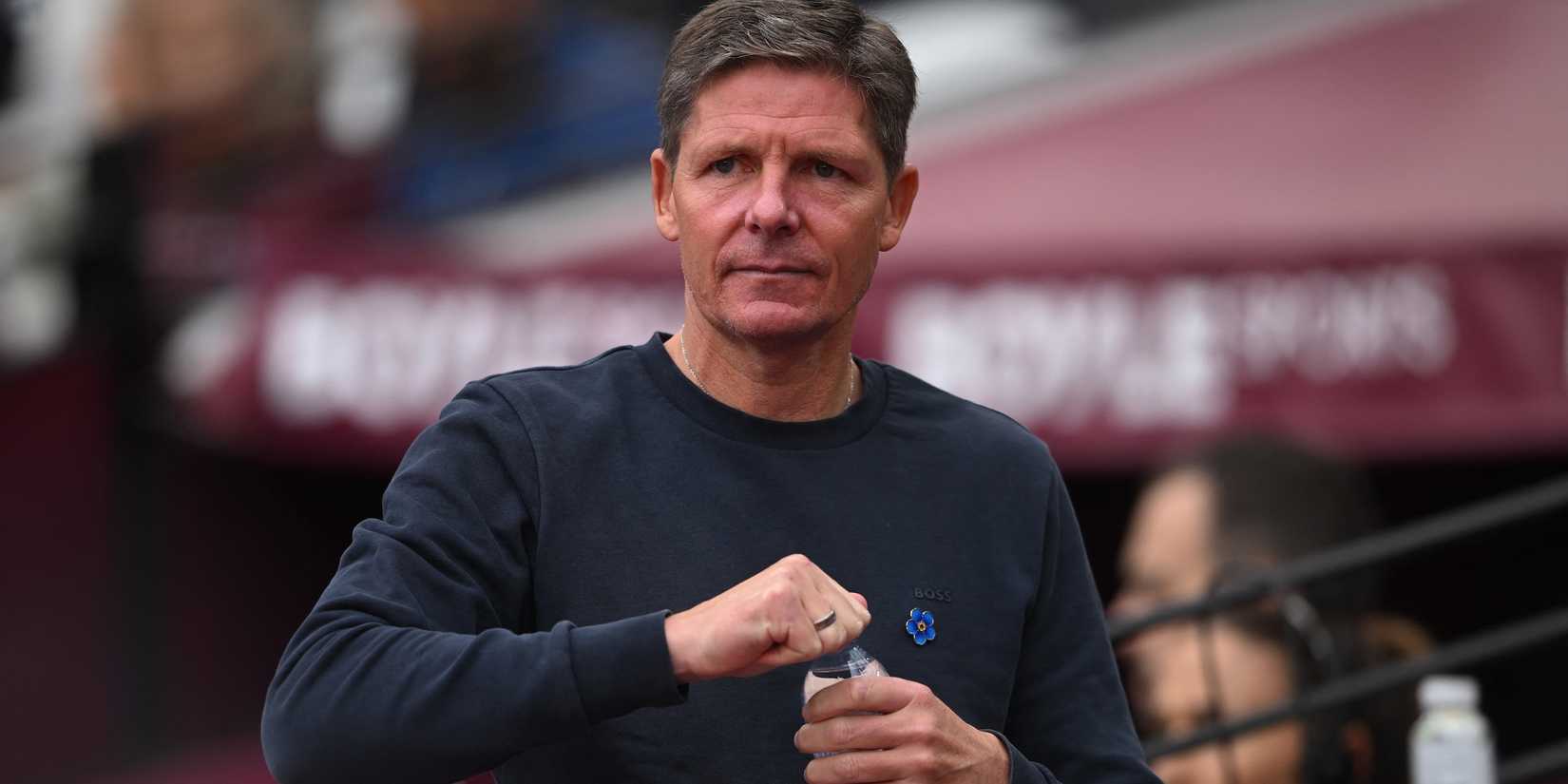 Crystal Palace manager Oliver Glasner before the match