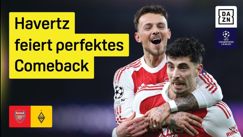 Havertz ist zurück | FC Arsenal – Kairat Almaty | UEFA Champions League | DAZN Highlights Havertz ist zurück | FC Arsenal - Kairat Almaty | UEFA Champions League | DAZN Highlights