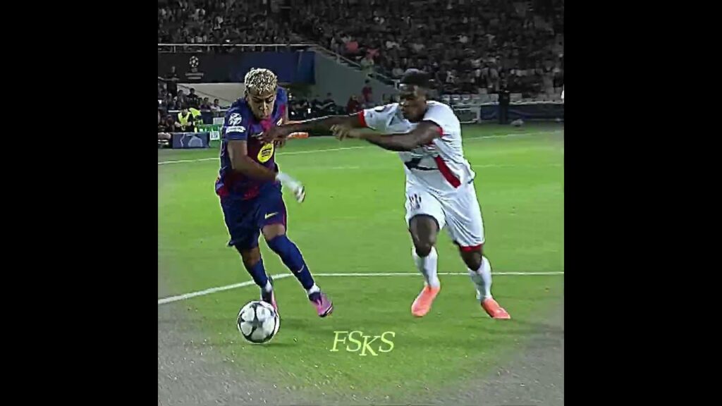 Lamine Yamal Vs Nuno Mendes 😱