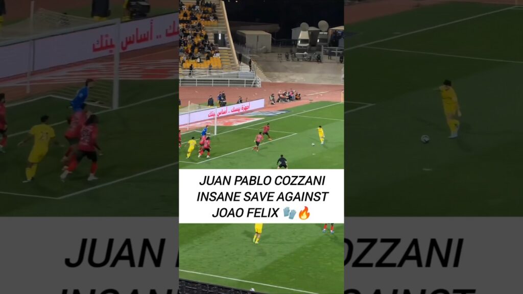 Cozzani Denies Joao Felix ⚽🧤🔥 | Al Nassr vs Al Kholood #shorts #joãofélix #alnassr #football