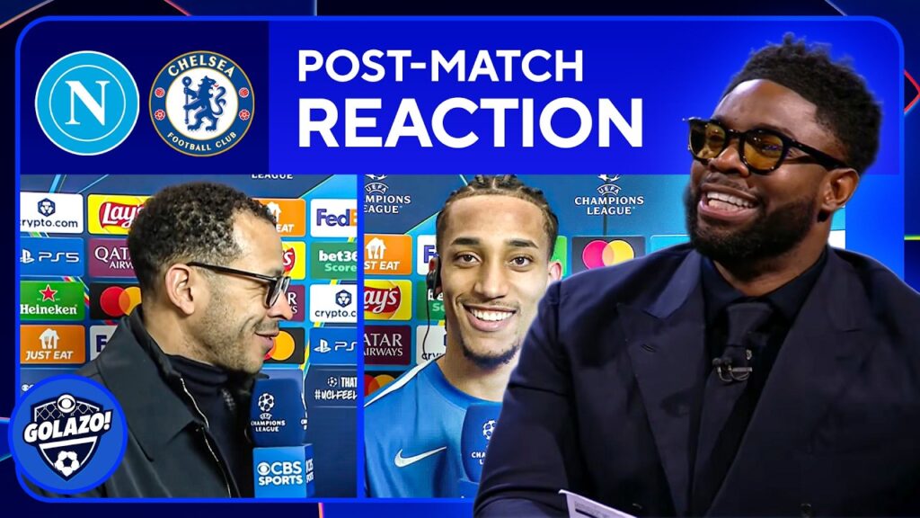 REACTION from Joao Pedro and Liam Rosenior as Chelsea defeat Napoli in Champions League | UCL Today REACTION from Joao Pedro and Liam Rosenior as Chelsea defeat Napoli in Champions League | UCL Today