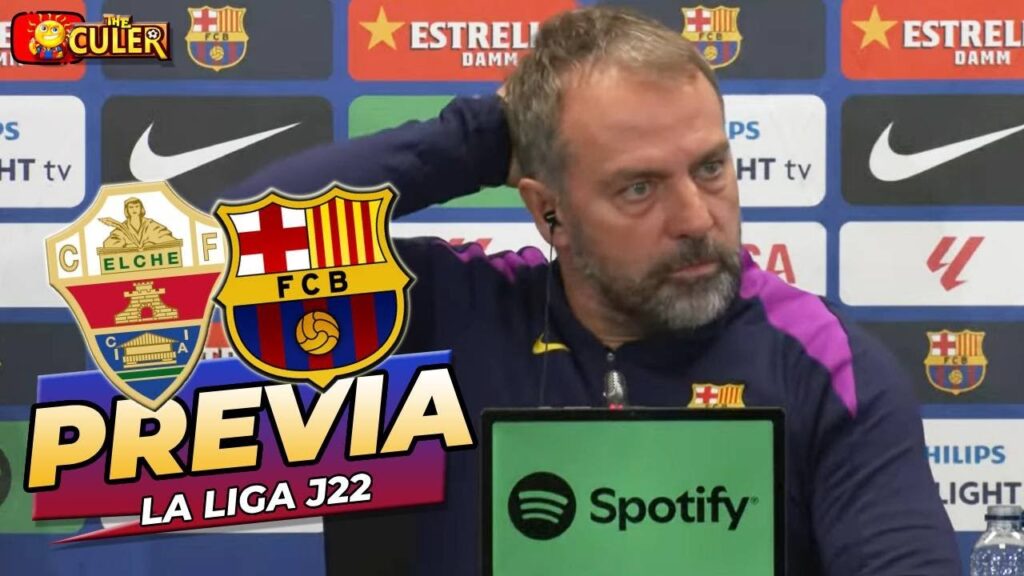 Rueda prensa HANSI FLICK: ELCHE CF v FC BARCELONA