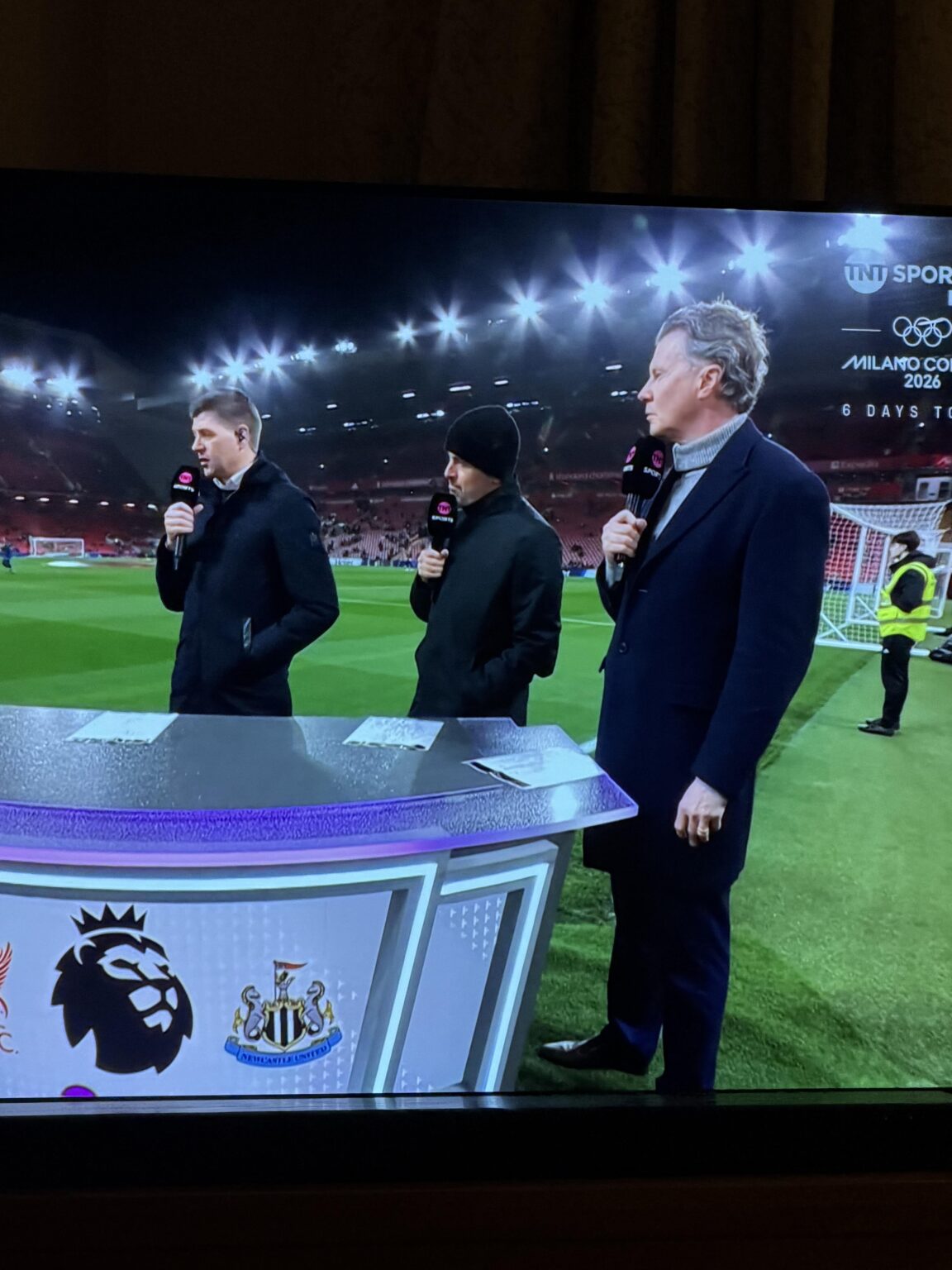 Only Liverpool players on the TNT panel