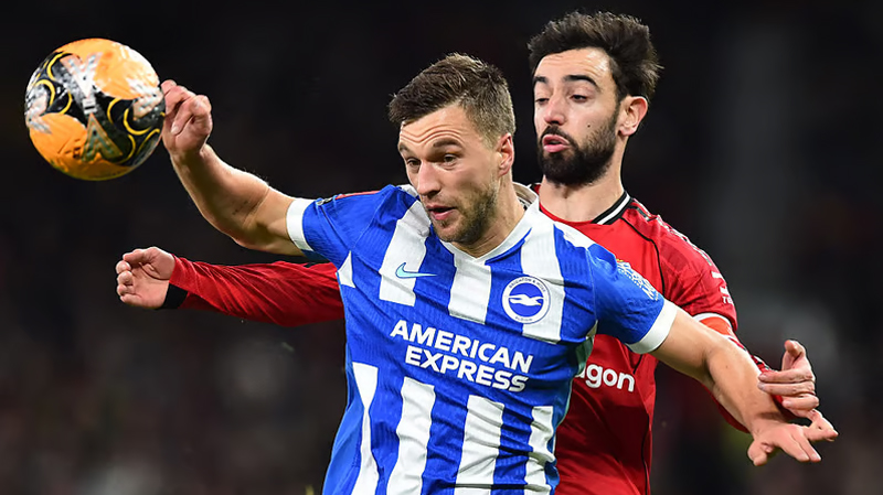 Joel Veltman has found himself selected for less Brighton games this season by Fabian Hurzeler