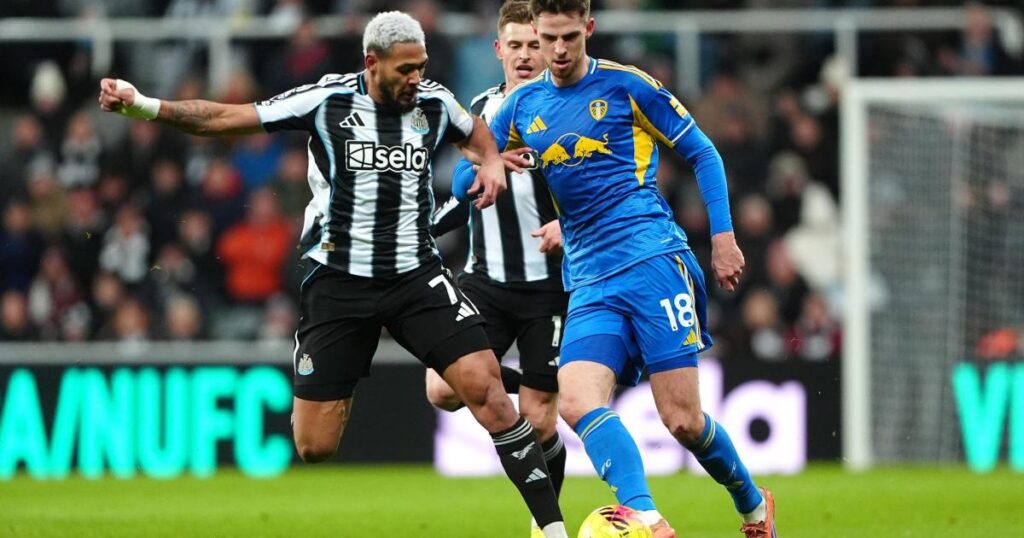 Leeds United suffer late blow at electric Newcastle United