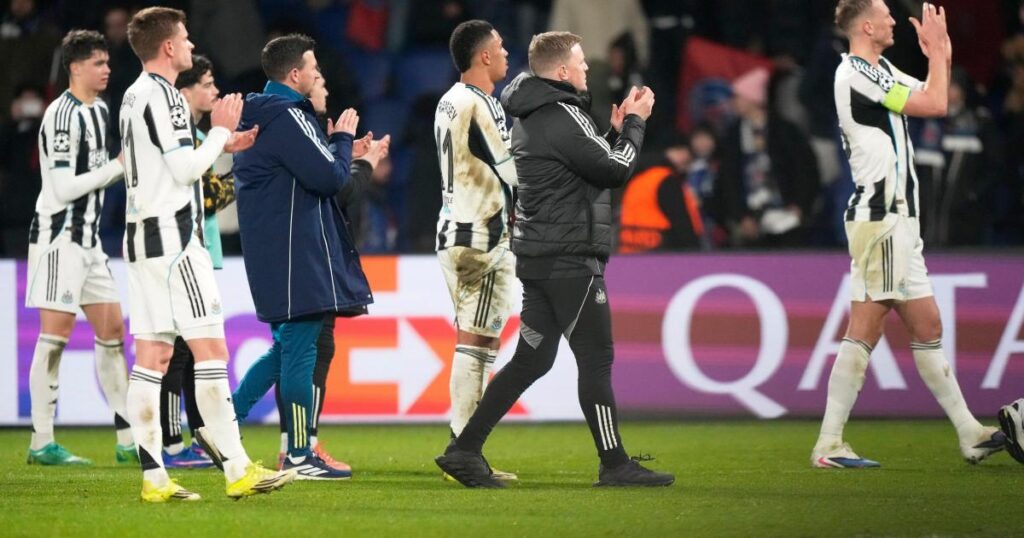 Newcastle United's message after Champions League draw with PSG