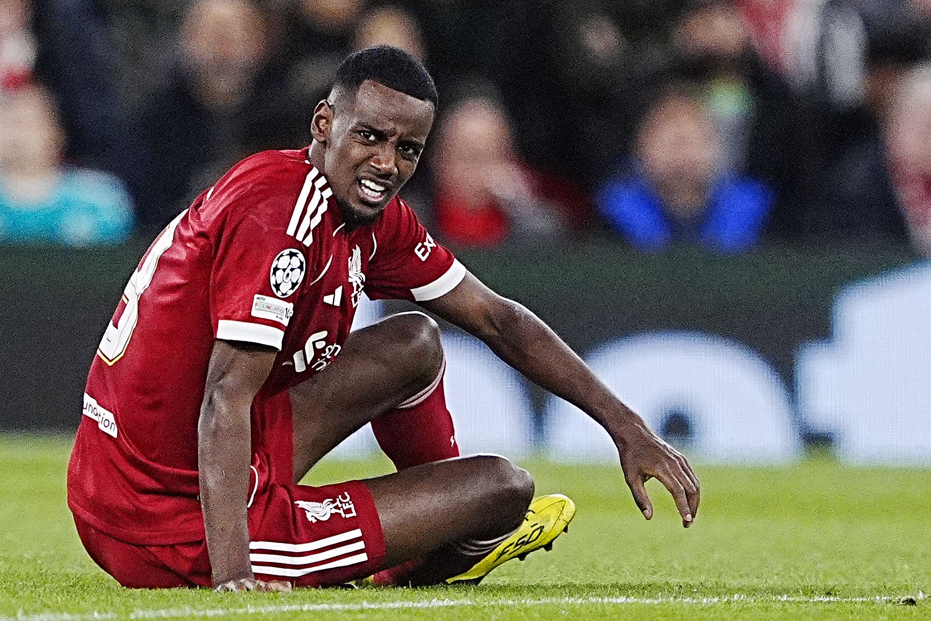 Alexander Isak is now injured having scored just two goals for the Reds