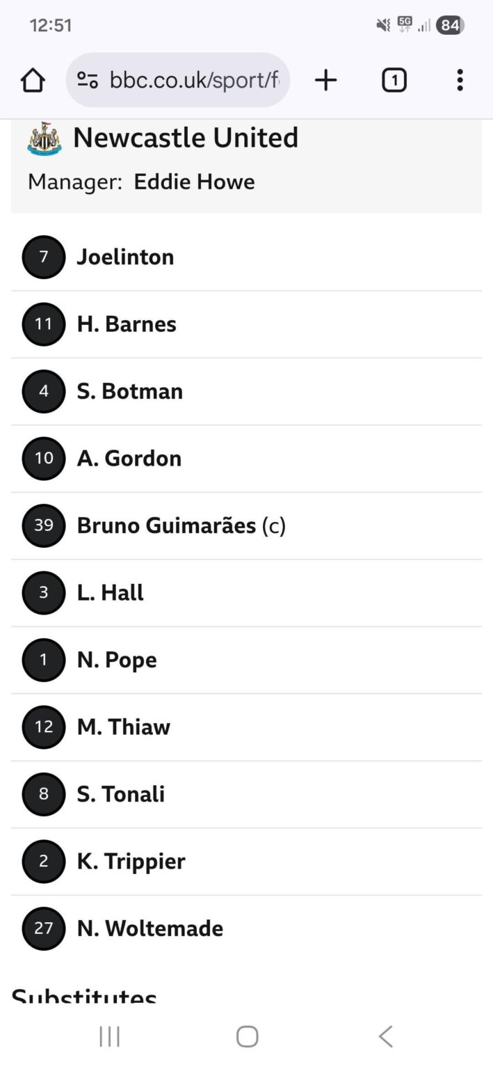 What kind of order is this from BBC?