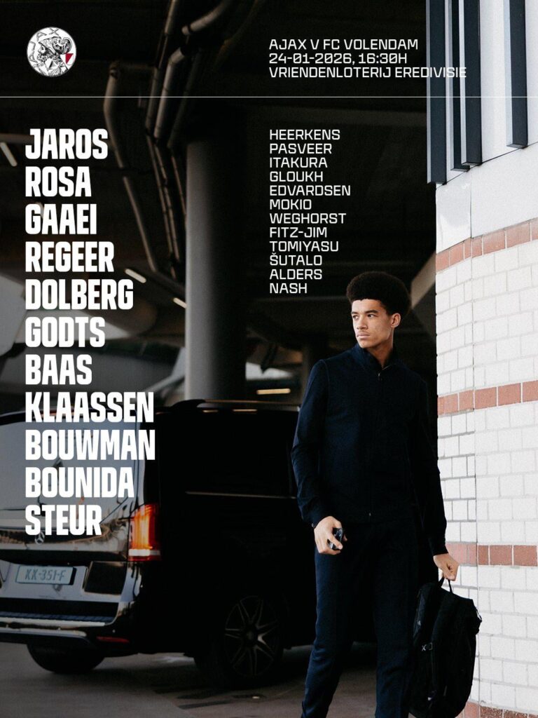 [Match Thread] Ajax - FC Volendam