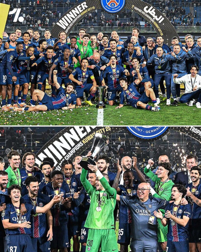 PSG won the Trophie des champions