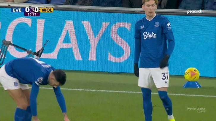 Michael Keane goal vs Brentford