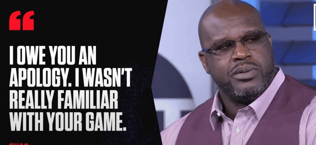 I owe Chermiti an apology.