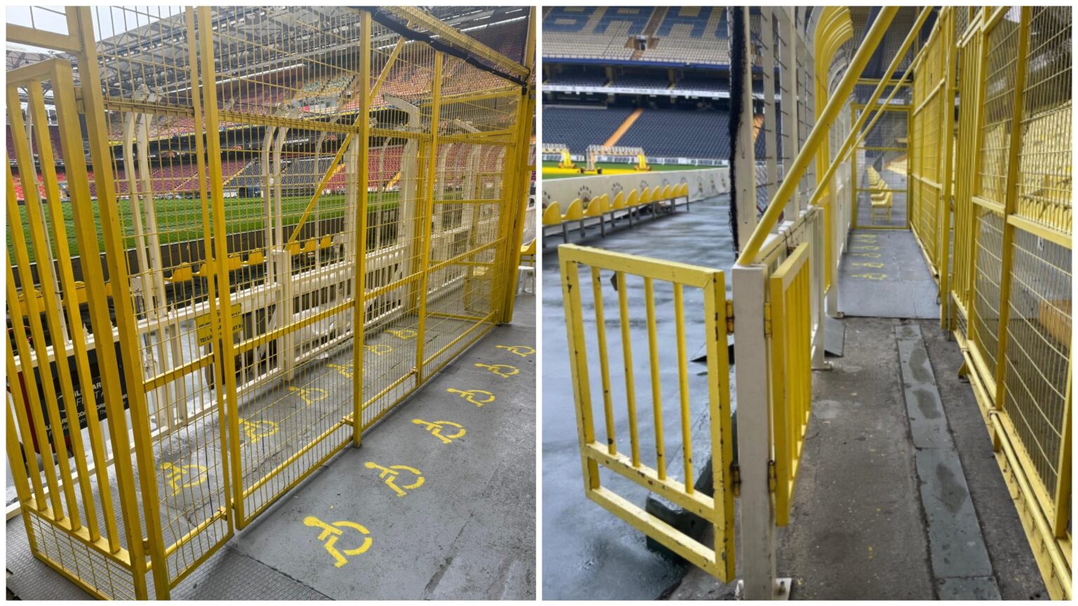 Adressing the "caged wheelchair section" controversy as a Fenerbahçe fan.
