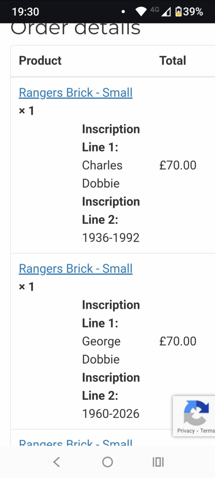 Rangers Bricks