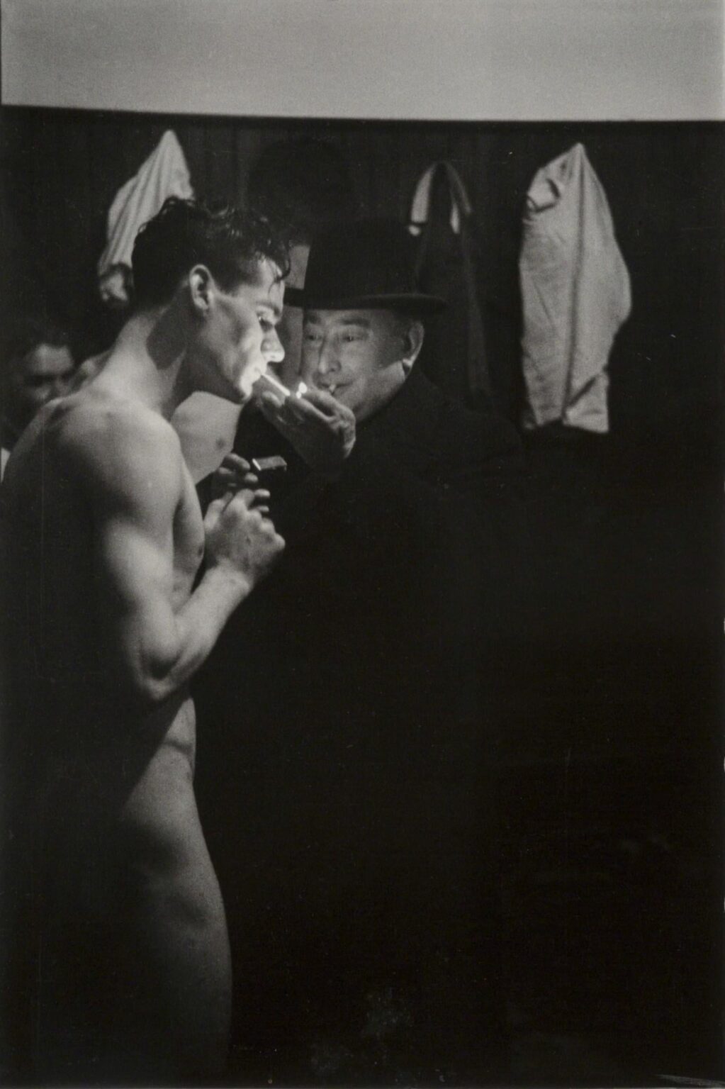 Newcastle United Football ground Changing Room, taken by John Humphrey Spender, 1938