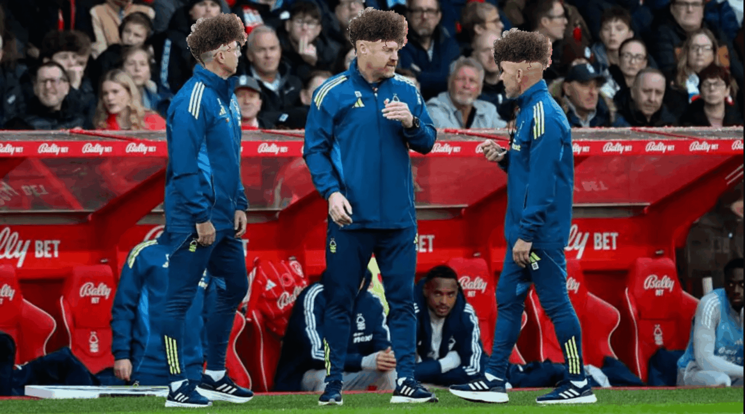 Woan, Dyche and Stone after returning from Turkey