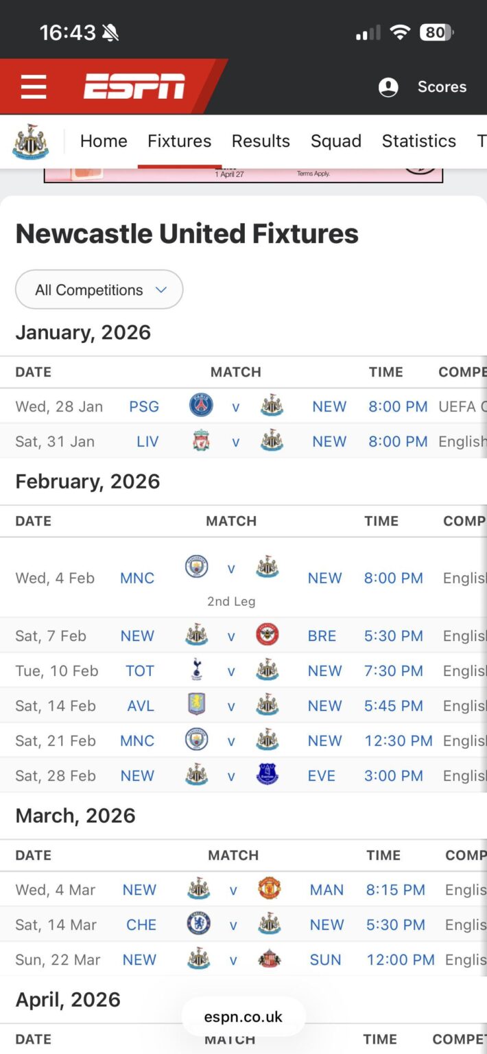 We will know where we are as a club by the next run of fixtures