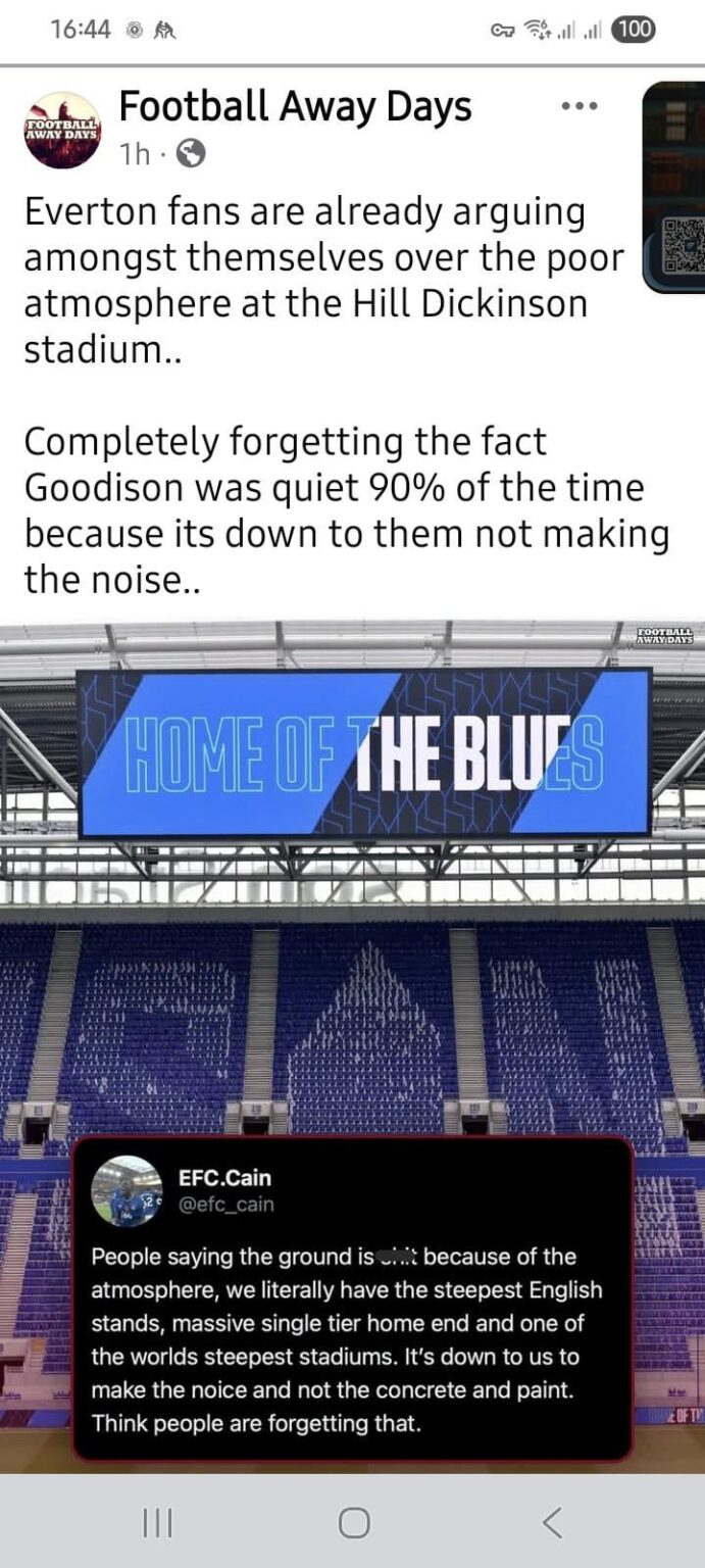 Everyone seems to want to complain about their stadium