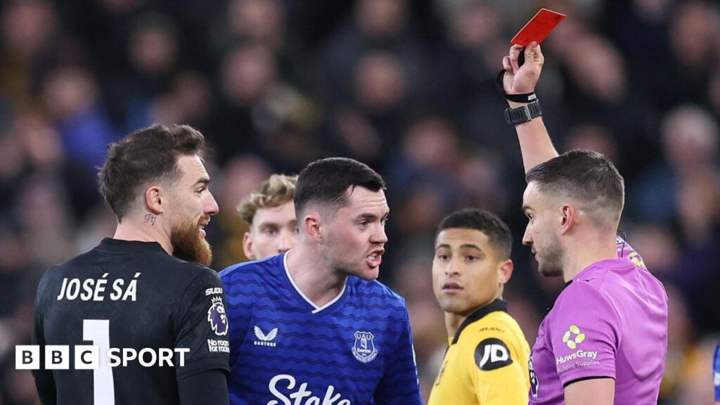 Michael Keane: Everton 'disappointed' as defender's red card and ban upheld