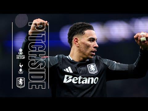 Villa v Spurs Pitchside: see Palhinha scumbagging in ultra high def