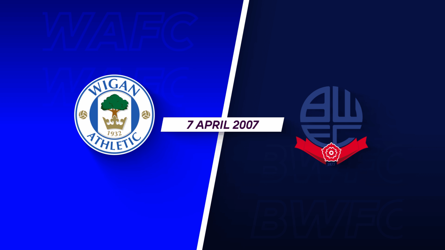 Wigan Athletic v Bolton Wanderers | 2006-7 | Full Match Replay