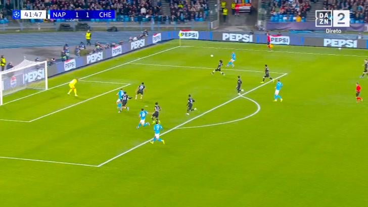 [Loan Watch] Napoli [2] - 1 Chelsea - Rasmus Hojlund 43'