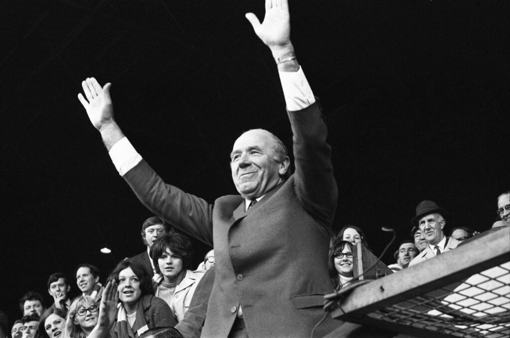 Sir Matt Busby in 1969