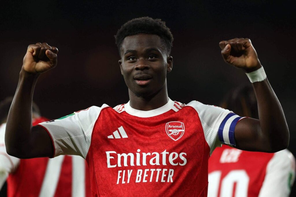 Bukayo Saka agrees new five-year Arsenal contract