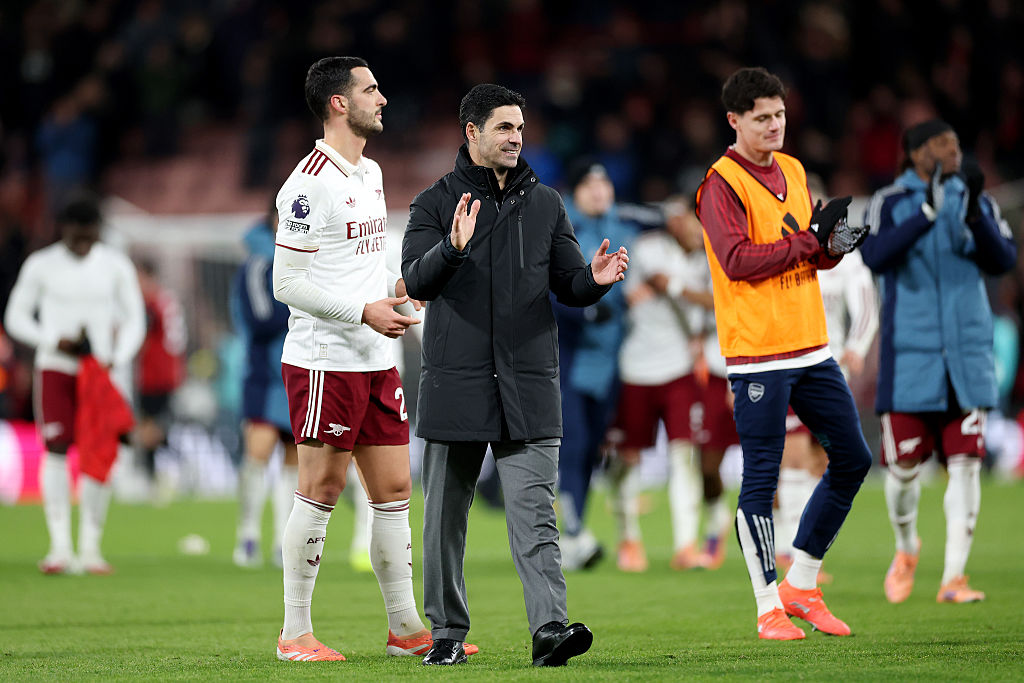 Arsenal manager Mikel Arteta