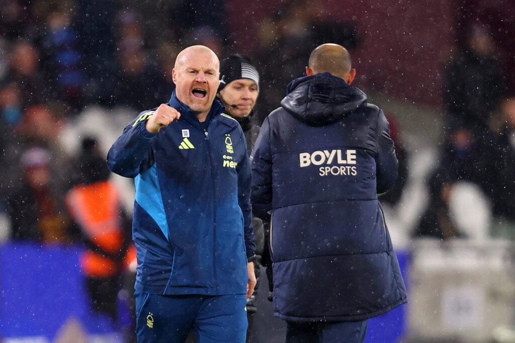 Nottingham Forest boss Sean Dyche after his team beat West Ham
