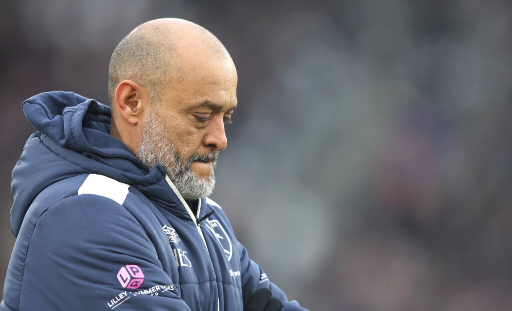 Nuno Espirito Santo during the FA Cup game between West Ham United and QPR.