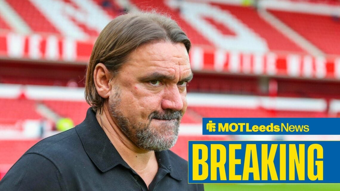 Leeds United manager Daniel Farke