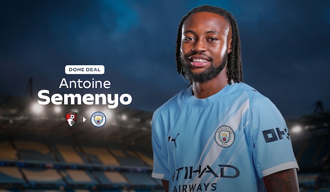 Man City Sign Antoine Semenyo From Bournemouth In £64m Deal – Arise News
