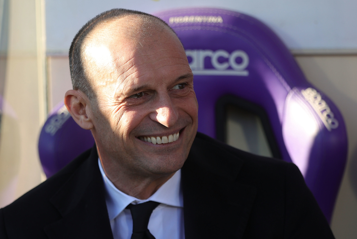 FLORENCE, ITALY - JANUARY 11: Head coach Massimiliano Allegri manager of AC Milan looks on during the Serie A match between ACF Fiorentina and AC Milan at Artemio Franchi on January 11, 2026 in Florence, Italy. (Photo by Gabriele Maltinti/Getty Images)