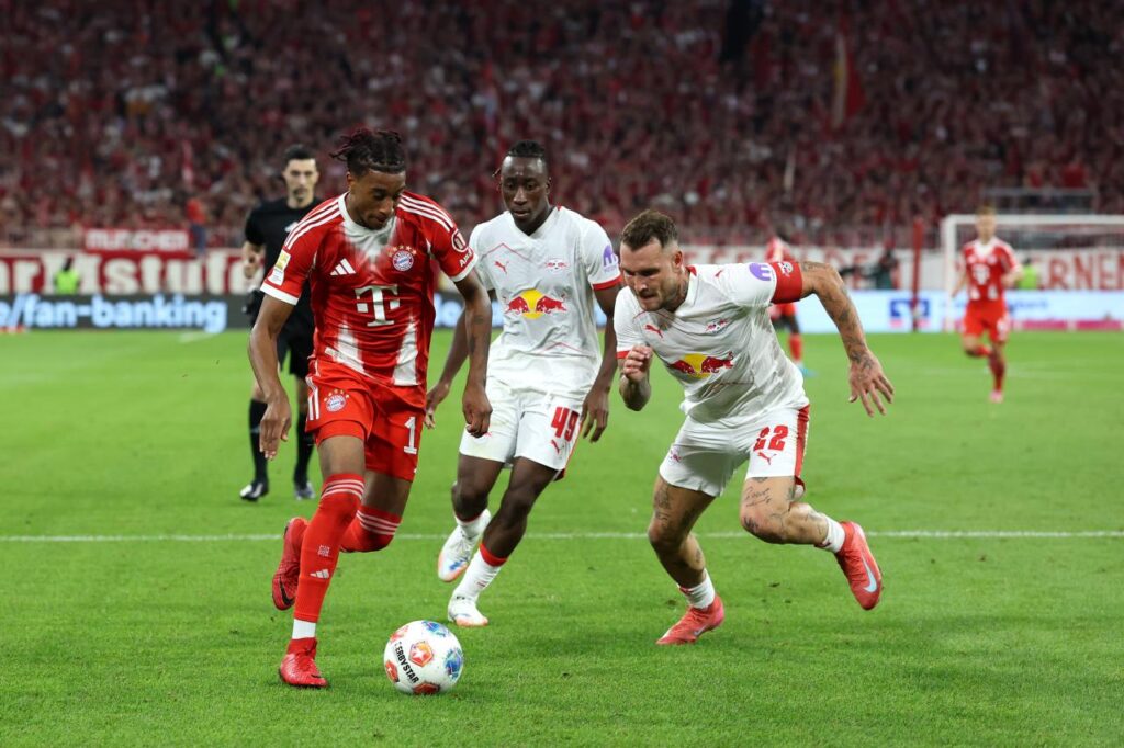 RB Leipzig captain David Raum on defending against Michael Olise: "There’s no key to stopping him. Of course, he’ll have his moments. I’ll try to block his left foot. But whatever I say, it’s not easy to stop a player like him. He’s on an amazing run."