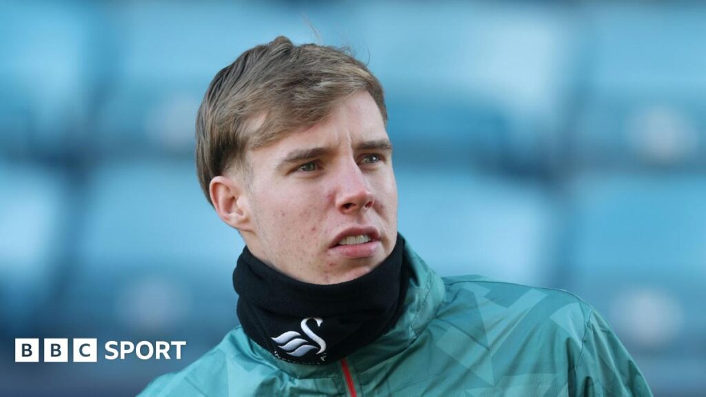 Kaelan Casey: Defender returns to West Ham as Swansea City loan cut short - BBC Sport