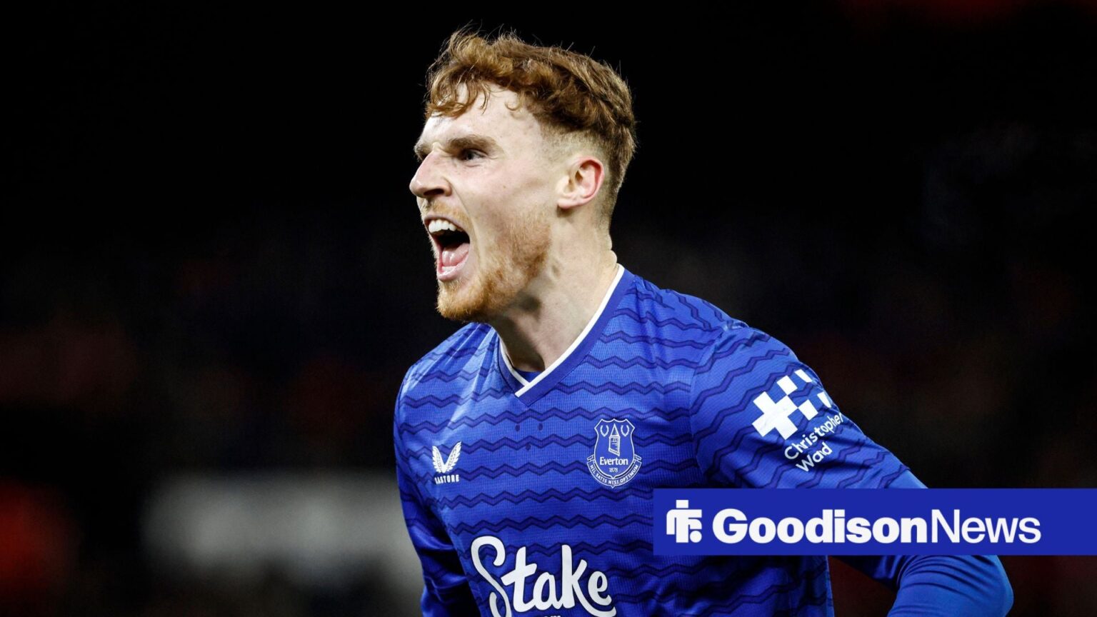 Jake O'Brien surely over the moon after hearing who Everton want to sign