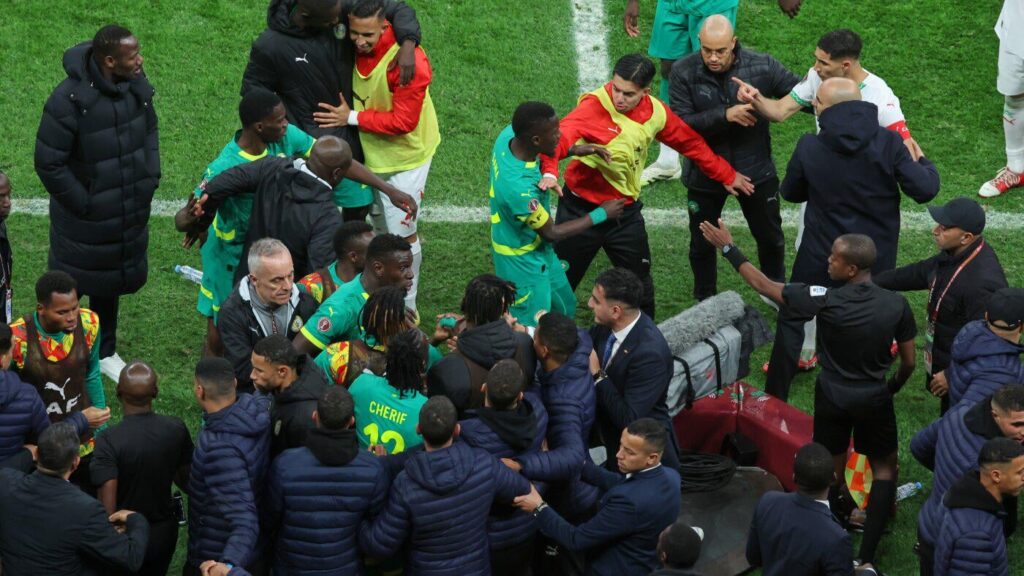 Senegal and Morocco fined and players banned after African Cup final chaos